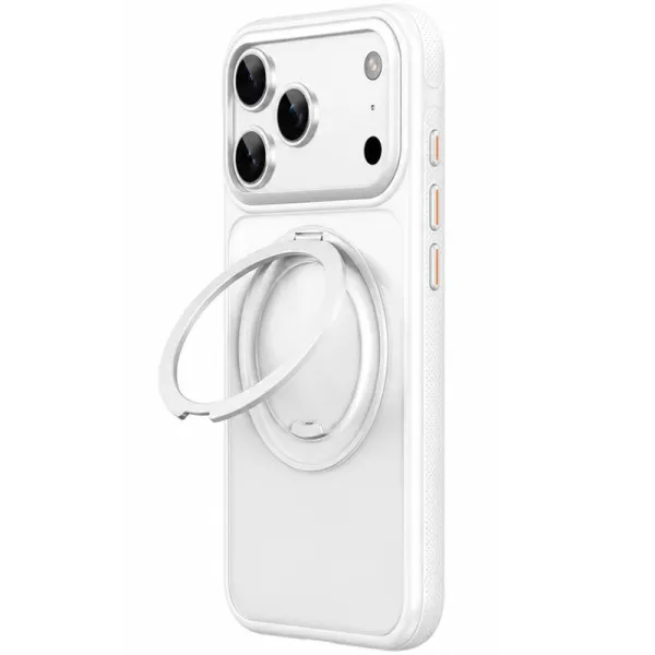 Чехол Ummi Stylish with Magnetic Fit для Apple iPhone 17 Pro / 18 Pro (6.3") — Белый — фото 1 Чехол Ummi Stylish with Magnetic Fit для Apple iPhone 17 Pro / 18 Pro (6.3") — Белый — фото 1