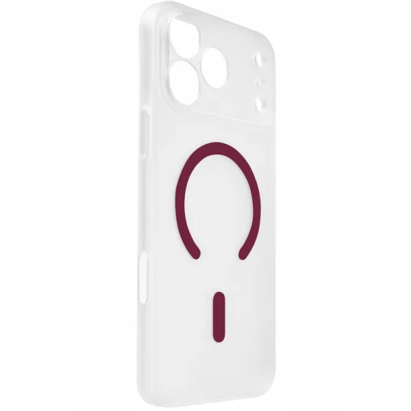 Чехол PC Slim Matte with Magnetic Fit (camera button) для Apple iPhone 17 Pro / 18 Pro (6.3") — Марсала Чехол PC Slim Matte with Magnetic Fit (camera button) для Apple iPhone 17 Pro / 18 Pro (6.3") — Марсала