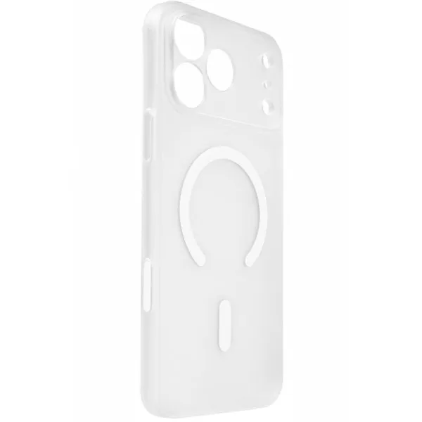 Чехол PC Slim Matte with Magnetic Fit (camera button) для Apple iPhone 17 Pro / 18 Pro (6.3") — Белый — фото 1 Чехол PC Slim Matte with Magnetic Fit (camera button) для Apple iPhone 17 Pro / 18 Pro (6.3") — Белый — фото 1