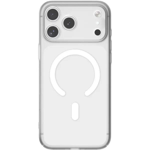 Чехол PC Slim Matte with Magnetic Fit (camera button) для Apple iPhone 17 Pro / 18 Pro (6.3") — Белый — фото 2 Чехол PC Slim Matte with Magnetic Fit (camera button) для Apple iPhone 17 Pro / 18 Pro (6.3") — Белый — фото 2
