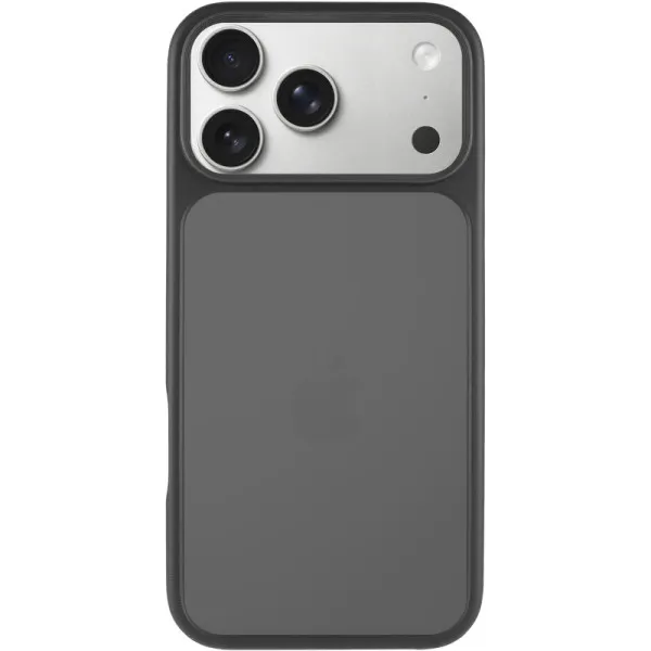 TPU+PC чехол Metal Buttons для Apple iPhone 18 Pro / 17 Pro (6.3") — Черный — фото 1