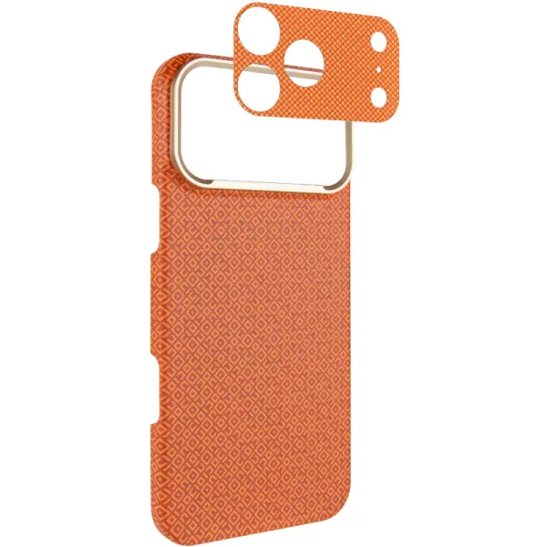 Чехол PC Sparta Slim Shield with Magnetic Fit для Apple iPhone 17 Pro (6.3") — Оранжевый — фото 2 Чехол PC Sparta Slim Shield with Magnetic Fit для Apple iPhone 17 Pro (6.3") — Оранжевый — фото 2