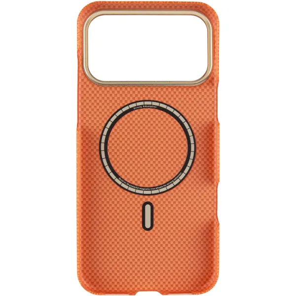 Чехол PC Sparta Slim Shield with Magnetic Fit для Apple iPhone 17 Pro (6.3") — Оранжевый — фото 4 Чехол PC Sparta Slim Shield with Magnetic Fit для Apple iPhone 17 Pro (6.3") — Оранжевый — фото 4
