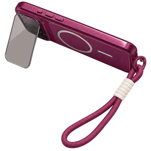 Чехол TPU+PC Pacific with Magnetic Fit and straps для Apple iPhone 17 Pro / 18 Pro (6.3") — Красный — фото 3 Чехол TPU+PC Pacific with Magnetic Fit and straps для Apple iPhone 17 Pro / 18 Pro (6.3") — Красный — фото 3