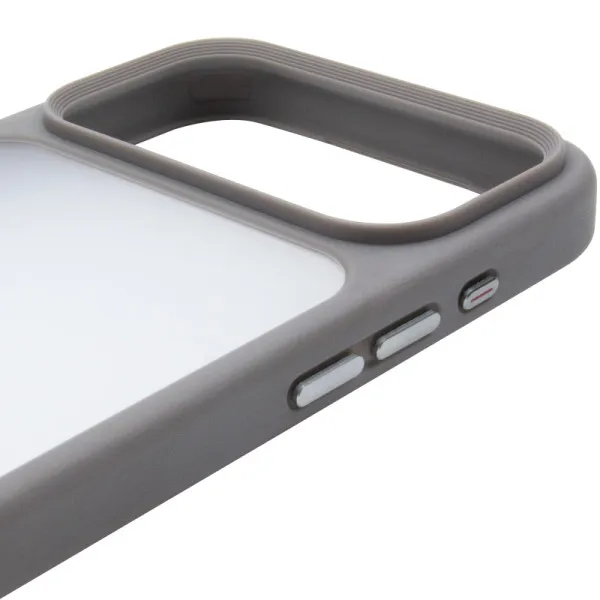 TPU+PC чохол Metal Buttons для Apple iPhone 18 Pro / 17 Pro (6.3") — Сірий — фото 4 TPU+PC чохол Metal Buttons для Apple iPhone 18 Pro / 17 Pro (6.3") — Сірий — фото 4