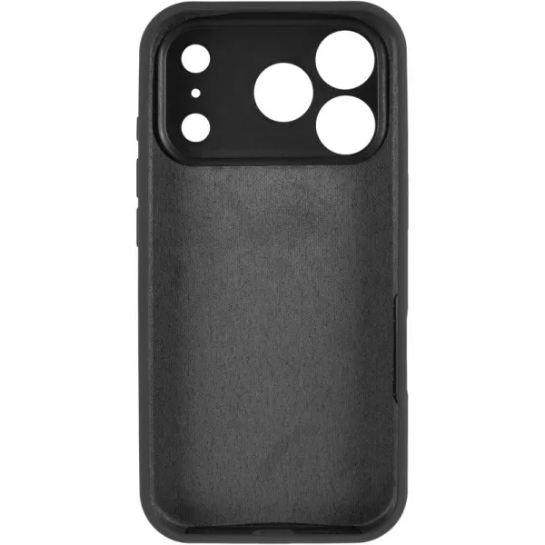 Чохол Silk Full Camera (AA) NO LOGO with Magnetic Fit для Apple iPhone 17 Pro / 18 Pro (6.3") — Чорний — фото 3 Чохол Silk Full Camera (AA) NO LOGO with Magnetic Fit для Apple iPhone 17 Pro / 18 Pro (6.3") — Чорний — фото 3