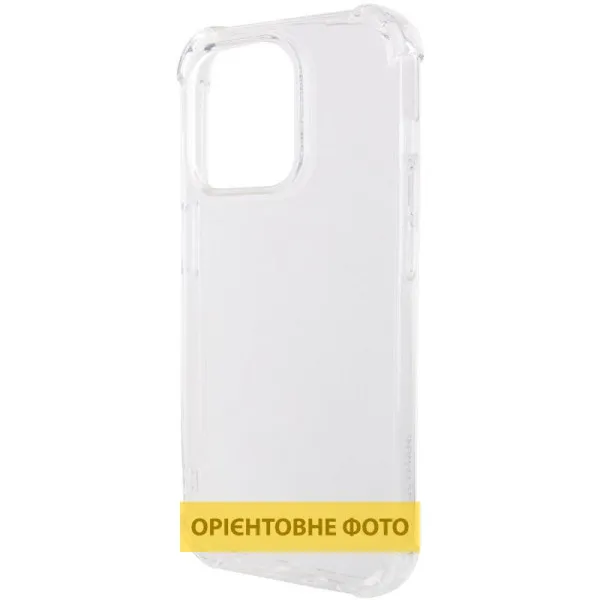 TPU чохол GETMAN Ease logo посилені кути для Apple iPhone 17 (6.3") — Прозорий — фото 2 TPU чохол GETMAN Ease logo посилені кути для Apple iPhone 17 (6.3") — Прозорий — фото 2