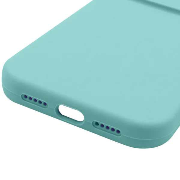 Чехол Silk Full Camera Protective (AA) NO LOGO для Apple iPhone 17 (6.3") — Бирюзовый — фото 4 Чехол Silk Full Camera Protective (AA) NO LOGO для Apple iPhone 17 (6.3") — Бирюзовый — фото 4