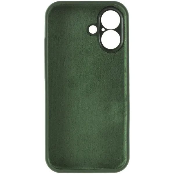 Чохол Silk Full Camera Protective (AA) NO LOGO для Apple iPhone 17 (6.3") — Зелений — фото 3 Чохол Silk Full Camera Protective (AA) NO LOGO для Apple iPhone 17 (6.3") — Зелений — фото 3