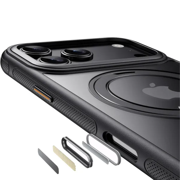 Чехол Ummi Stylish with Magnetic Fit для Apple iPhone 17 (6.3") — Черный — фото 4