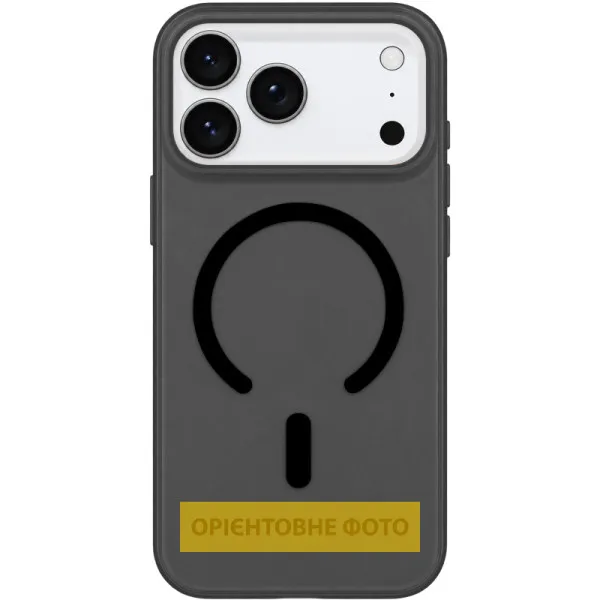 Чохол PC Matte Color with Magnetic Fit для Apple iPhone 17 (6.3") — Чорний Чохол PC Matte Color with Magnetic Fit для Apple iPhone 17 (6.3") — Чорний