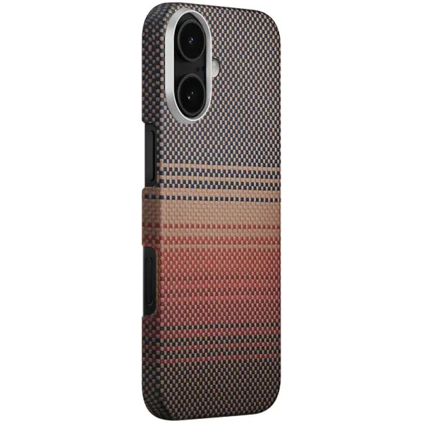 Чехол PC Carbon Protection Slim with Magnetic Fit для Apple iPhone 17 (6.3") — Красный — фото 1 Чехол PC Carbon Protection Slim with Magnetic Fit для Apple iPhone 17 (6.3") — Красный — фото 1
