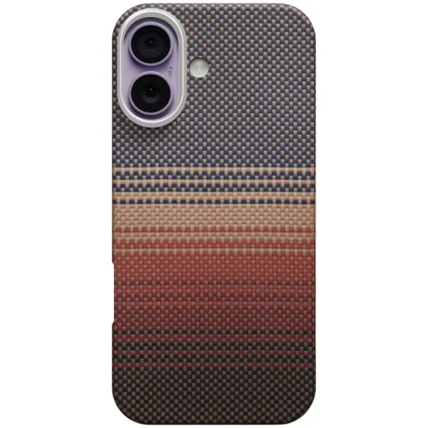 Чехол PC Carbon Protection Slim with Magnetic Fit для Apple iPhone 17 (6.3") — Красный — фото 2 Чехол PC Carbon Protection Slim with Magnetic Fit для Apple iPhone 17 (6.3") — Красный — фото 2