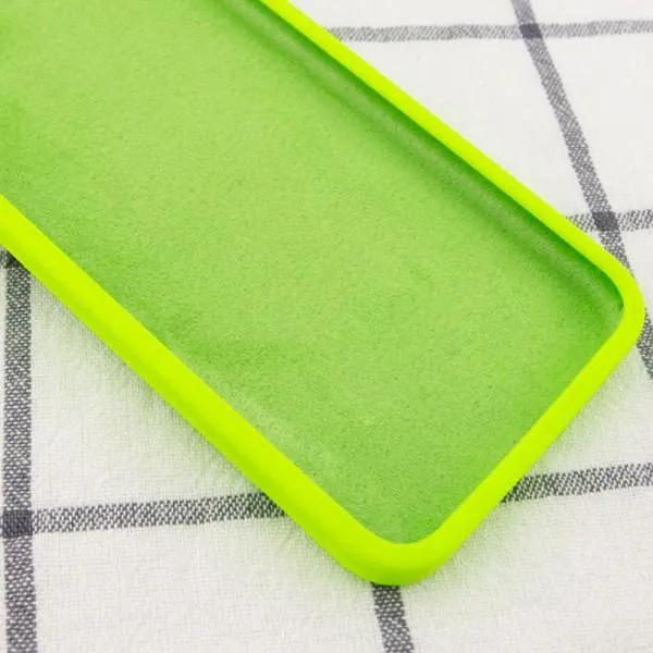 Silicone Case Square Full Camera Protective (AA) NOLOGO для Apple iPhone 6/6s (4.7") — Салатовый — фото 3 Silicone Case Square Full Camera Protective (AA) NOLOGO для Apple iPhone 6/6s (4.7") — Салатовый — фото 3
