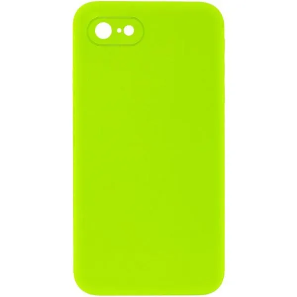 Silicone Case Square Full Camera Protective (AA) NOLOGO для Apple iPhone 7 / 8 / SE (2020) (4.7") — Салатовый — фото 3 Silicone Case Square Full Camera Protective (AA) NOLOGO для Apple iPhone 7 / 8 / SE (2020) (4.7") — Салатовый — фото 3