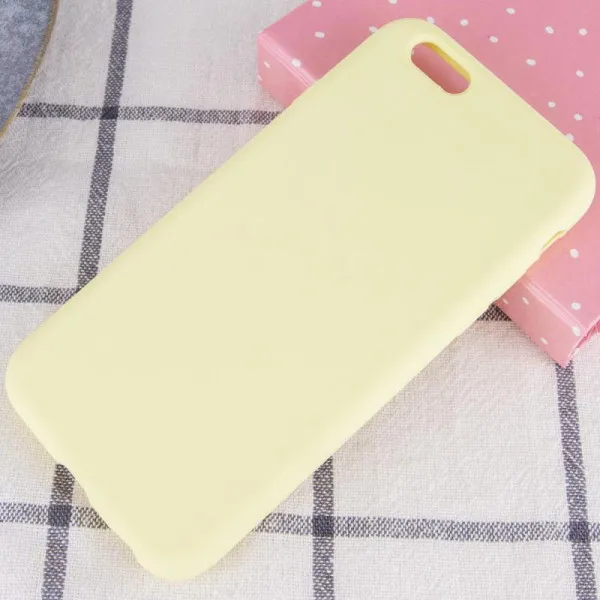Чехол Silk Full Protective (AA) NO LOGO для Apple iPhone SE (2020) / 7 / 8 (4.7") — Желтый — фото 2 Чехол Silk Full Protective (AA) NO LOGO для Apple iPhone SE (2020) / 7 / 8 (4.7") — Желтый — фото 2