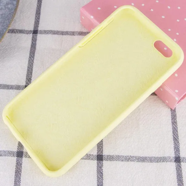 Чехол Silk Full Protective (AA) NO LOGO для Apple iPhone SE (2020) / 7 / 8 (4.7") — Желтый — фото 3 Чехол Silk Full Protective (AA) NO LOGO для Apple iPhone SE (2020) / 7 / 8 (4.7") — Желтый — фото 3