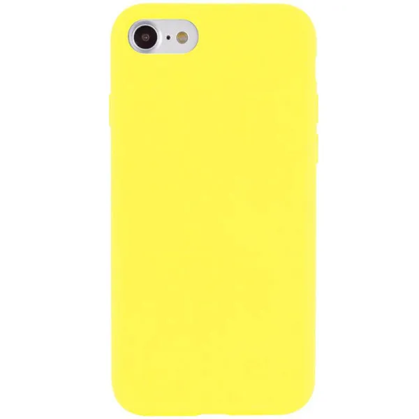 Чехол Silk Full Protective (AA) NO LOGO для Apple iPhone SE (2020) / 7 / 8 (4.7") — Желтый — фото 4 Чехол Silk Full Protective (AA) NO LOGO для Apple iPhone SE (2020) / 7 / 8 (4.7") — Желтый — фото 4
