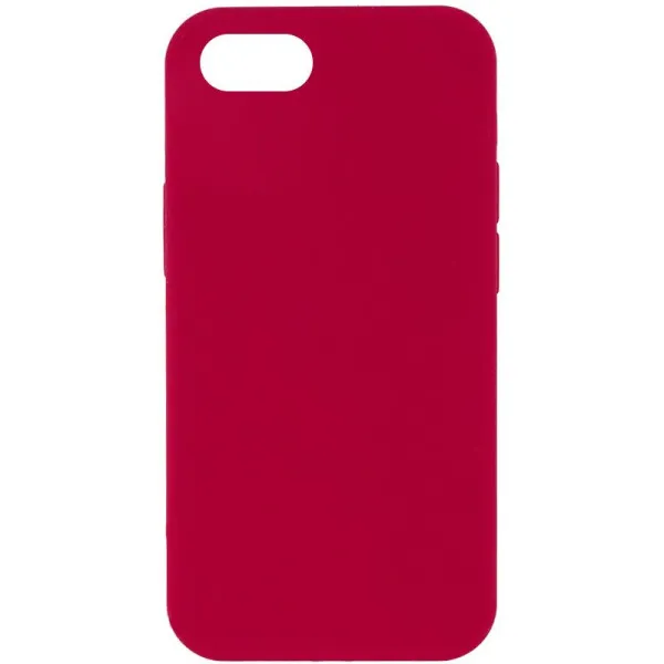 Чехол Silk Full Protective (AA) NO LOGO для Apple iPhone SE (2020) / 7 / 8 (4.7") — Красный — фото 4 Чехол Silk Full Protective (AA) NO LOGO для Apple iPhone SE (2020) / 7 / 8 (4.7") — Красный — фото 4