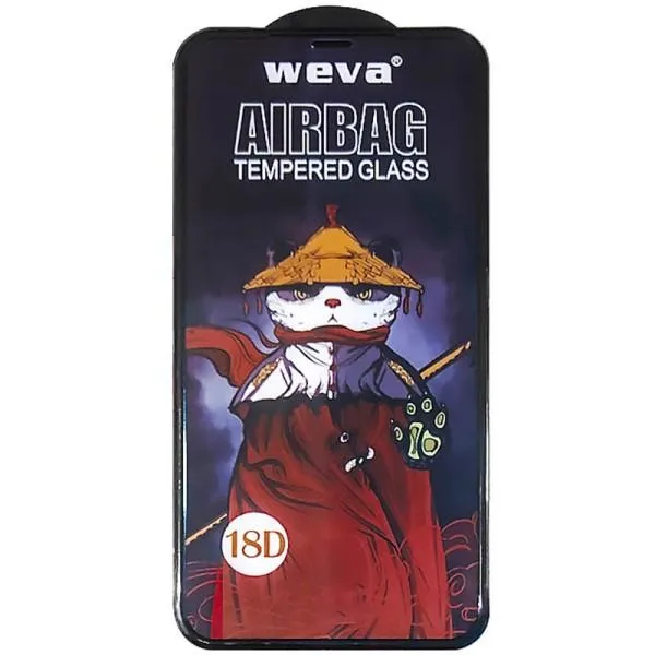 Защитное 2.5D стекло Weva AirBag (тех.пак) для Apple iPhone 11 Pro / X / XS (5.8") — Черный — фото 2 Защитное 2.5D стекло Weva AirBag (тех.пак) для Apple iPhone 11 Pro / X / XS (5.8") — Черный — фото 2