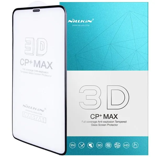 Защитное стекло Nillkin (CP+ max 3D) (full glue) для Apple iPhone 11 Pro (5.8") / X (5.8")/XS (5.8") — Черный — фото 1 Защитное стекло Nillkin (CP+ max 3D) (full glue) для Apple iPhone 11 Pro (5.8") / X (5.8")/XS (5.8") — Черный — фото 1