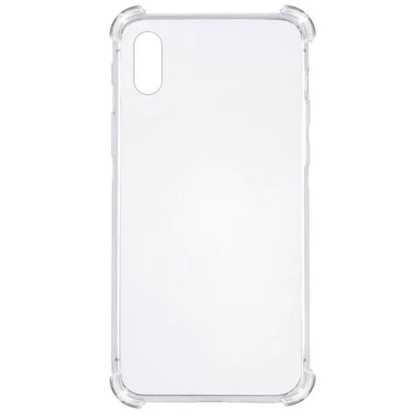 TPU чехол GETMAN Ease logo усиленные углы для Apple iPhone XR (6.1") — Прозрачный — фото 1