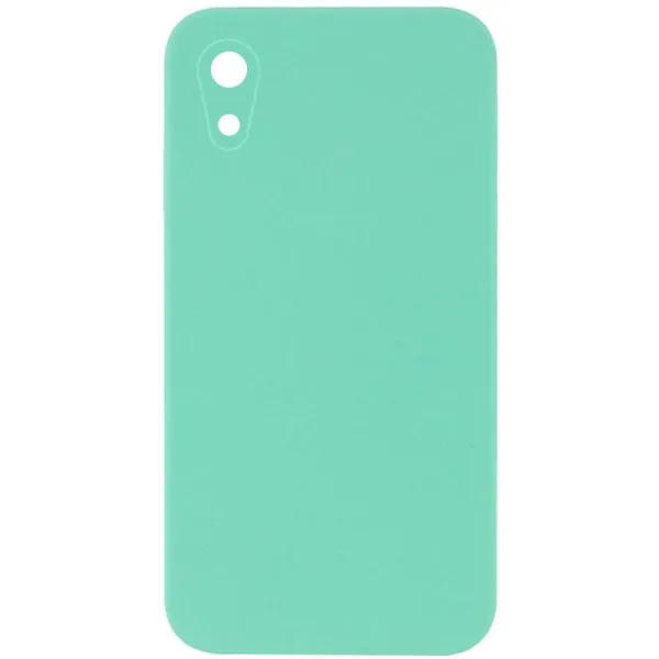 Чехол Silk Square Full Camera Protective (AA) NO LOGO для Apple iPhone XR (6.1") — Бирюзовый Чехол Silk Square Full Camera Protective (AA) NO LOGO для Apple iPhone XR (6.1") — Бирюзовый