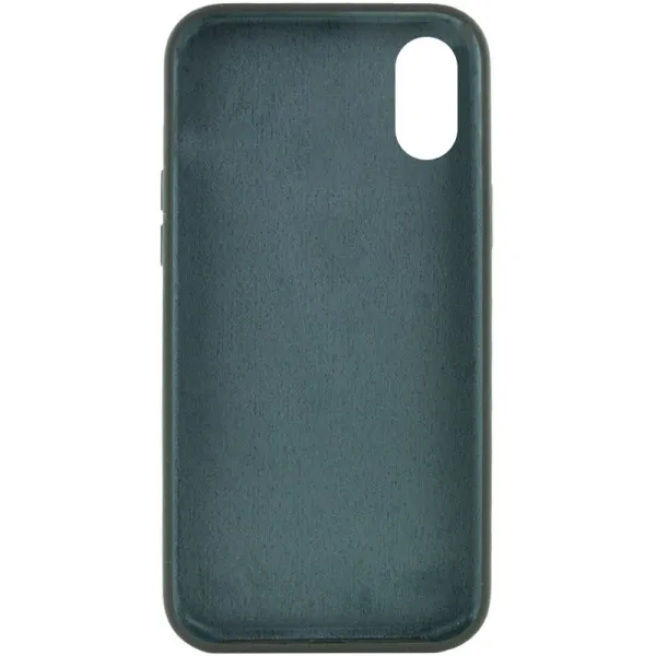 Чехол Silk Full Protective (AA) NO LOGO для Apple iPhone XR (6.1") — Зеленый — фото 2 Чехол Silk Full Protective (AA) NO LOGO для Apple iPhone XR (6.1") — Зеленый — фото 2