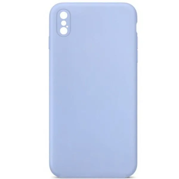 Silicone Case Square Full Camera Protective (AA) NOLOGO для Apple iPhone XS Max (6.5") — Голубой — фото 1 Silicone Case Square Full Camera Protective (AA) NOLOGO для Apple iPhone XS Max (6.5") — Голубой — фото 1