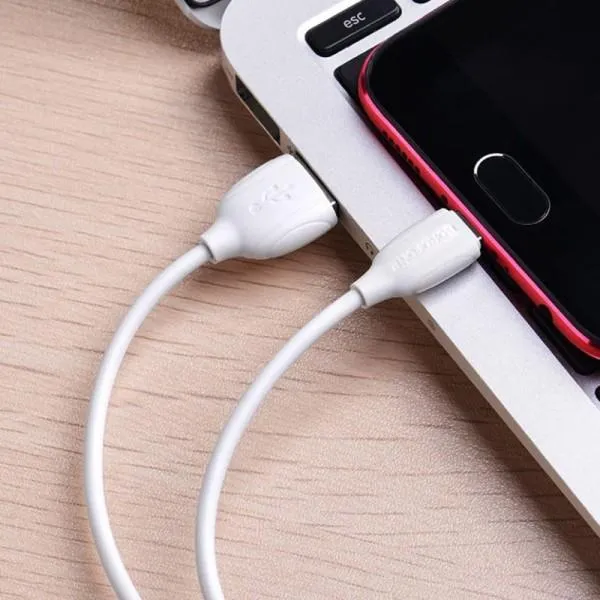 Дата кабель Borofone BX19 USB to MicroUSB (1m) — Белый — фото 4 Дата кабель Borofone BX19 USB to MicroUSB (1m) — Белый — фото 4