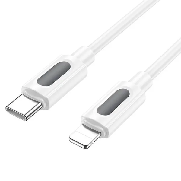 Дата кабель Borofone BX114 Structure Type-C to Lightning 27W (1m) — Білий — фото 4