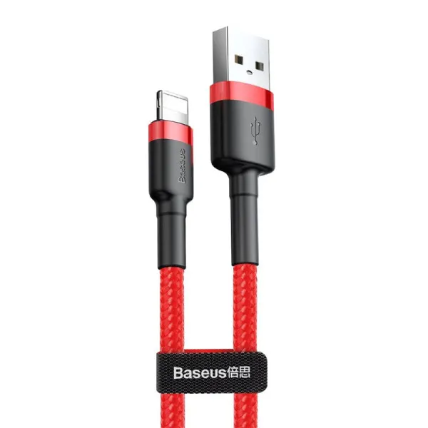 Дата кабель Baseus Cafule USB to Lightning 1.5A (2m) (CALKLF-C) — Красный — фото 1