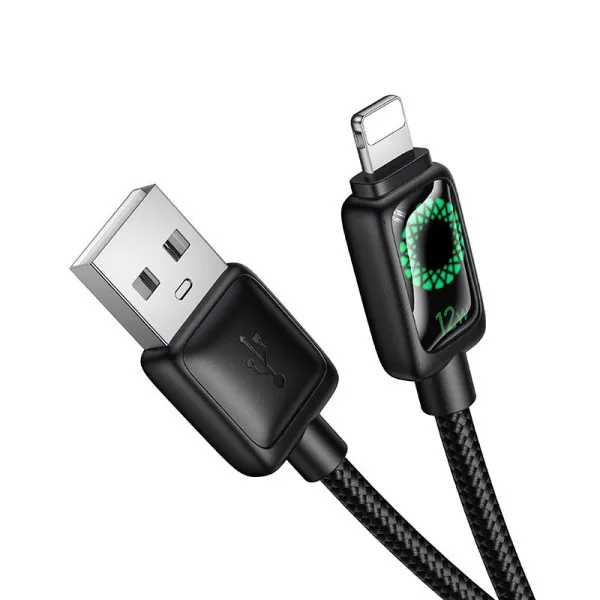 Дата кабель Hoco U146 Mundo USB to Lightning 12W (1.2m) — Черный — фото 2