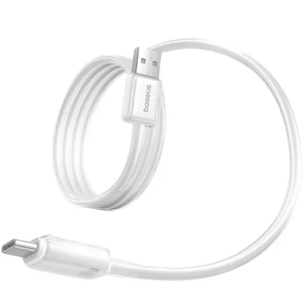 Дата кабель Baseus Crystal USB to Type-C 100W (2m) (E04279) — Белый — фото 1