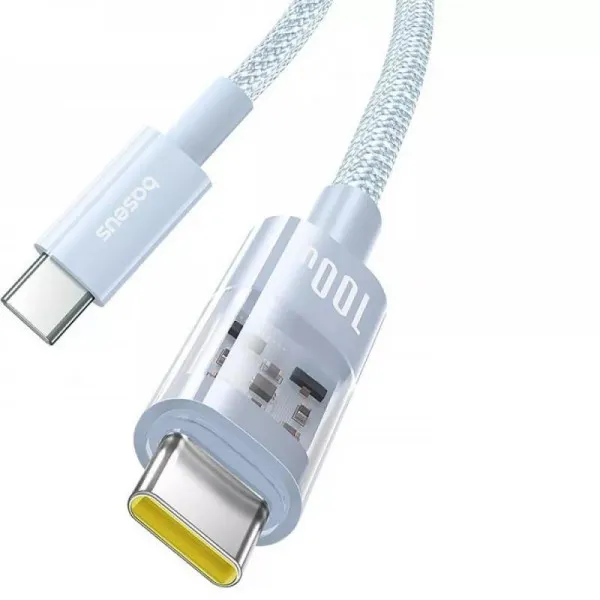 Дата кабель Baseus Gem Fast Charging Type-C to Type-C 100W (2m) (P10373000111-01) — Blue — фото 2