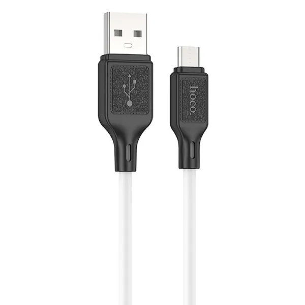 Дата кабель Hoco X90 Cool silicone USB to MicroUSB (1m) — Белый — фото 4