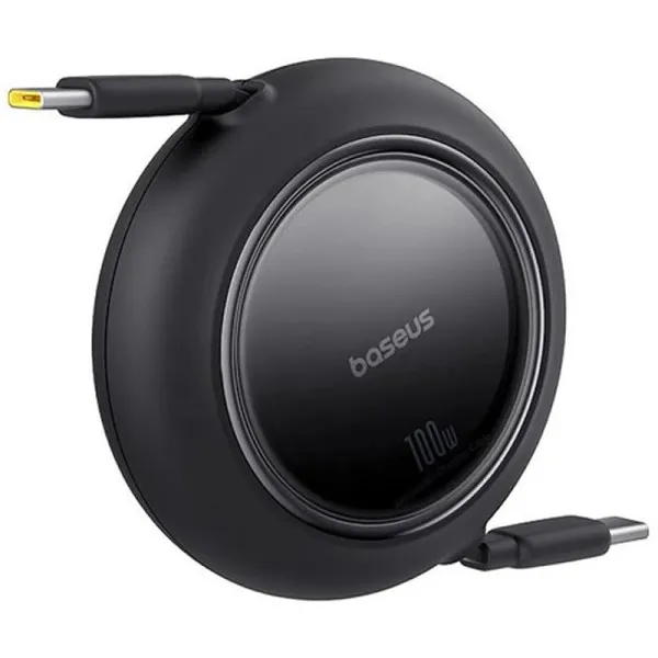 Дата кабель Baseus Free2Pull Mini Retractable Type-C to Type-C 100W (2m) (P10364500113) — Черный — фото 2 Дата кабель Baseus Free2Pull Mini Retractable Type-C to Type-C 100W (2m) (P10364500113) — Черный — фото 2