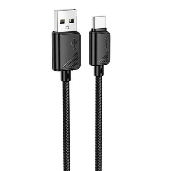 Дата кабель Hoco X113 Beneficio USB to Type-C (1m) — Черный — фото 1