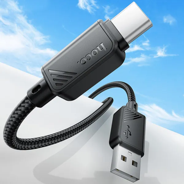 Дата кабель Hoco X113 Beneficio USB to Type-C (1m) — Черный — фото 2