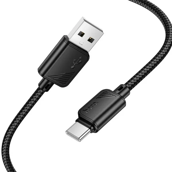 Дата кабель Hoco X113 Beneficio USB to Type-C (1m) — Черный — фото 3