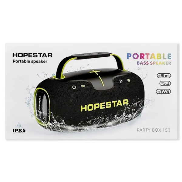 Bluetooth колонка Hopestar PartyBox 150 60W — Чорний — фото 5