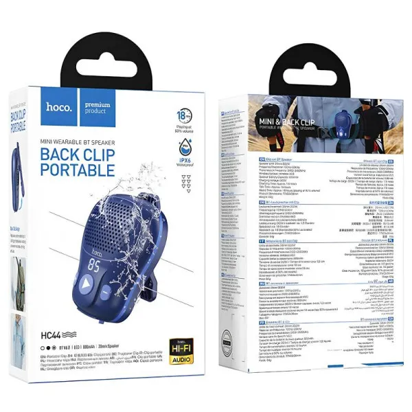 Bluetooth Колонка Hoco HC44 Star 2W — Blue — фото 3 Bluetooth Колонка Hoco HC44 Star 2W — Blue — фото 3