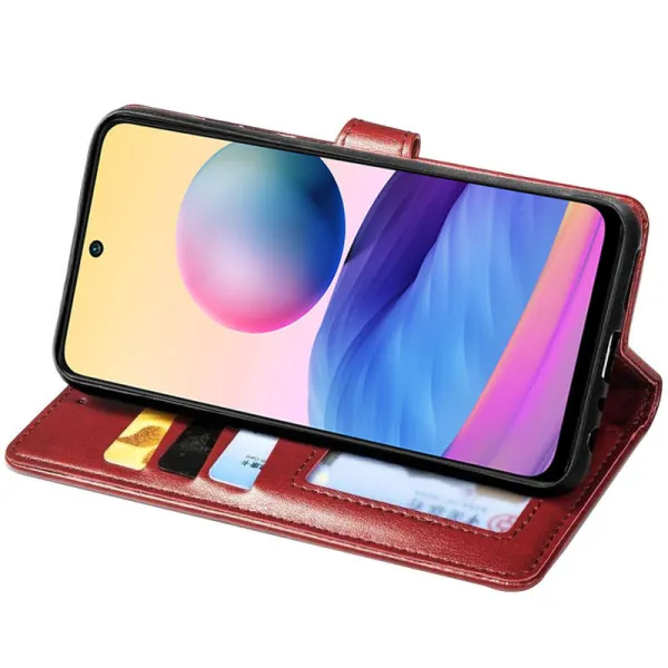 Кожаный чехол-книжка GETMAN Gallant (PU) для Motorola Edge 50 Fusion — Красный — фото 4 Кожаный чехол-книжка GETMAN Gallant (PU) для Motorola Edge 50 Fusion — Красный — фото 4