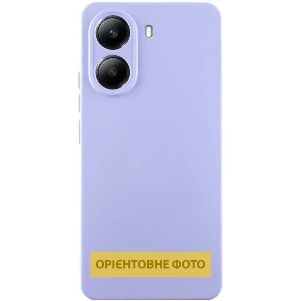 Чехол Silicone Cover Ummi Lakshmi Full Camera (AA) для Motorola Edge 50 Ultra — Сиреневый