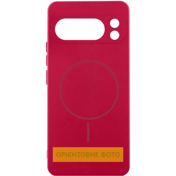 Чехол Silicone Cover Lakshmi Full Camera (AA) with Magnetic Fit для Motorola Edge 50 Ultra — Красный