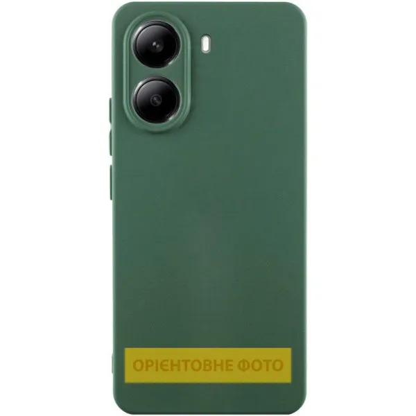 Чехол Silicone Cover Ummi Lakshmi Full Camera (AA) для Motorola Edge 60 / 60 Fusion — Зеленый