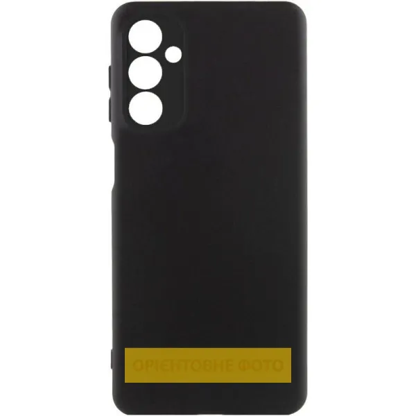 Чехол TPU GETMAN Liquid Silk Full Camera для Motorola Edge 60 / 60 Fusion — Черный — фото 1
