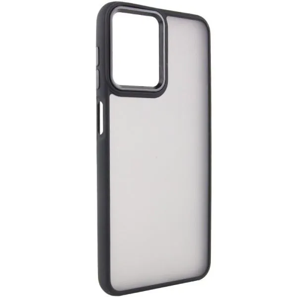 Чехол TPU+PC Lyon Frosted для Motorola Moto E13 — Черный — фото 1 Чехол TPU+PC Lyon Frosted для Motorola Moto E13 — Черный — фото 1