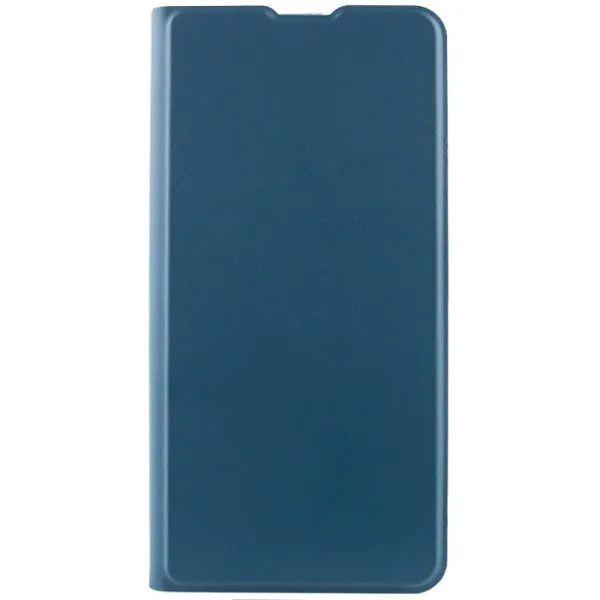 Кожаный чехол-книжка GETMAN Elegant (PU) для Motorola Moto E40 — Синий — фото 1 Кожаный чехол-книжка GETMAN Elegant (PU) для Motorola Moto E40 — Синий — фото 1