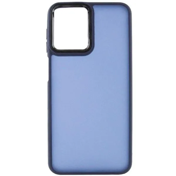Чехол TPU+PC Lyon Frosted для Motorola Moto G14 — Темно-синий — фото 2 Чехол TPU+PC Lyon Frosted для Motorola Moto G14 — Темно-синий — фото 2